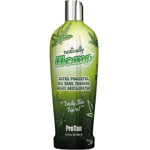 PRO TAN RADICALLY HEMP SUNBED TANNING LOTION CREAM ACCELERATOR NO BRONZER