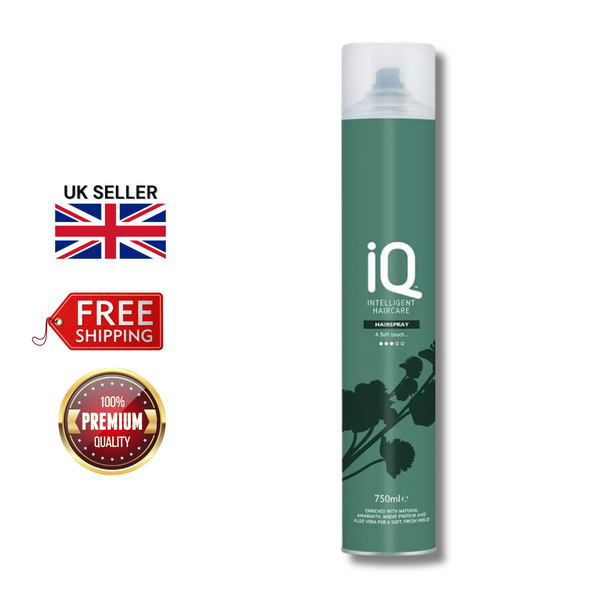 IQ Intelligent Haircare Hairspray 750ml - Long Lasting Hold!
