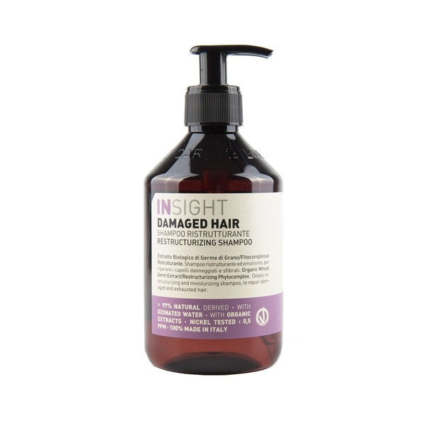 INSIGHT Damaged Hair Restructurizing Shampoo 400 ml Restores Hair Structure