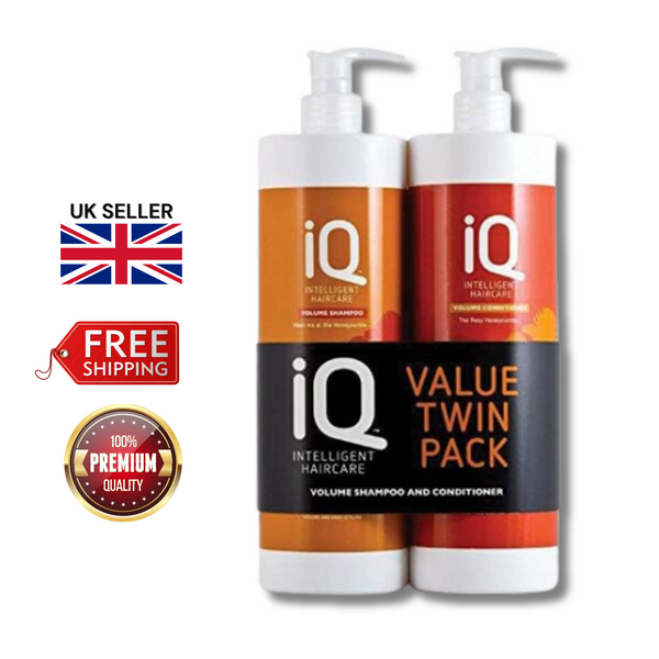IQ Intelligent Haircare Volume Hair Shampoo & Conditioner 1000ml - Volume Boost!
