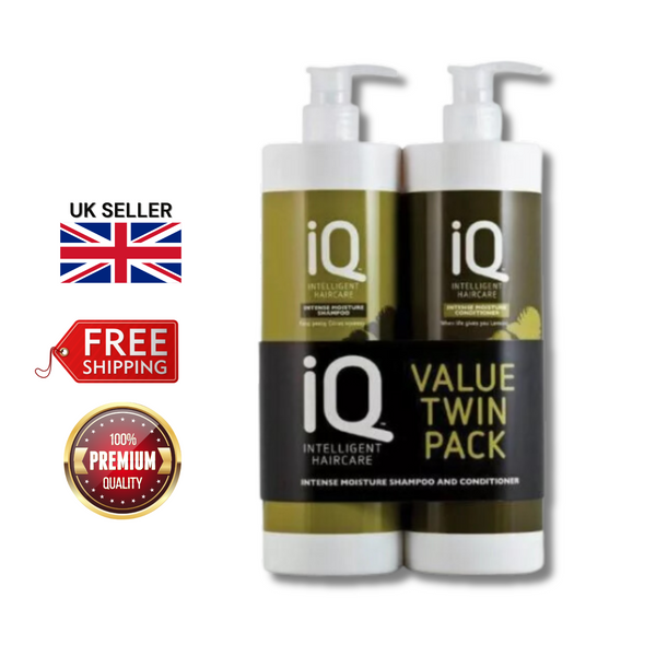 IQ Intelligent Haircare Intense Moisture Shampoo and Conditioner 1000ml