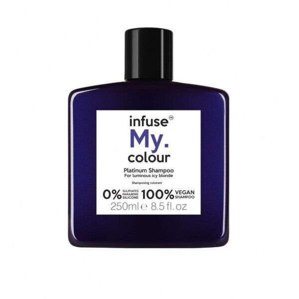 Infuse My Colour Shampoo 250ml Platinum brightens grey, white and pale blonde