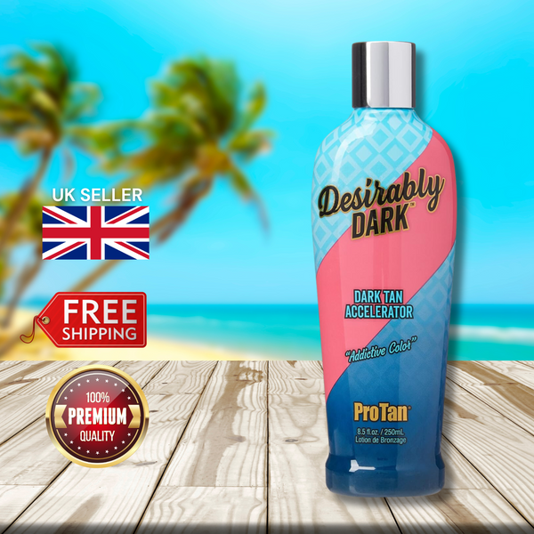 Pro Tan Desirably Dark Tan Accelerator Sunbed Cream 250ml - Tan Faster!