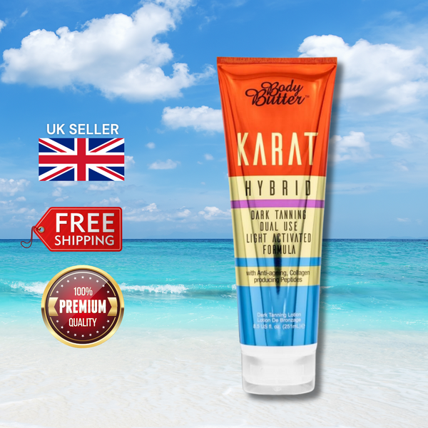 Body Butter Karat Hybrid Dark Tanning Dual Use Light Activated Formula 251ml