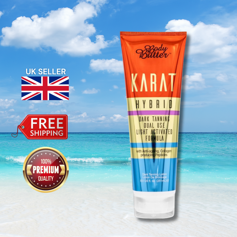 Body Butter Karat Hybrid Dark Tanning Dual Use Light Activated Formula 251ml