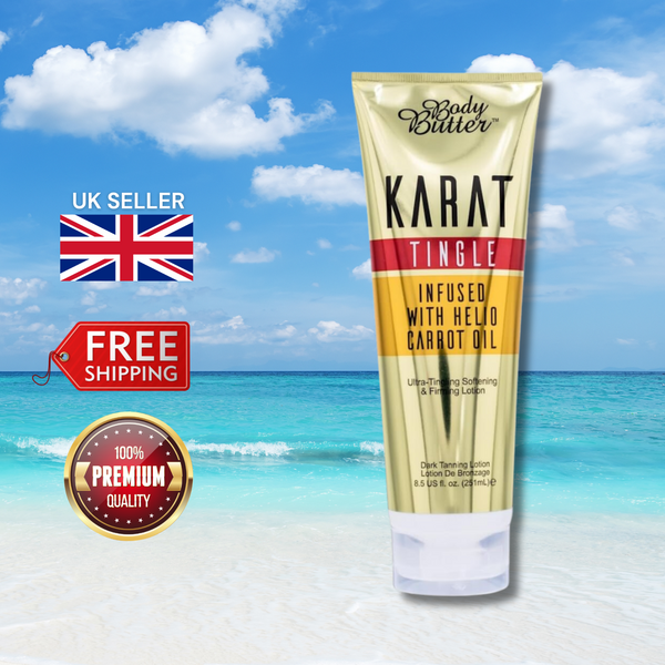 Body Butter Karat Tingle Infused With Helio Carrot Oil 251ml - Tingle and Tan!