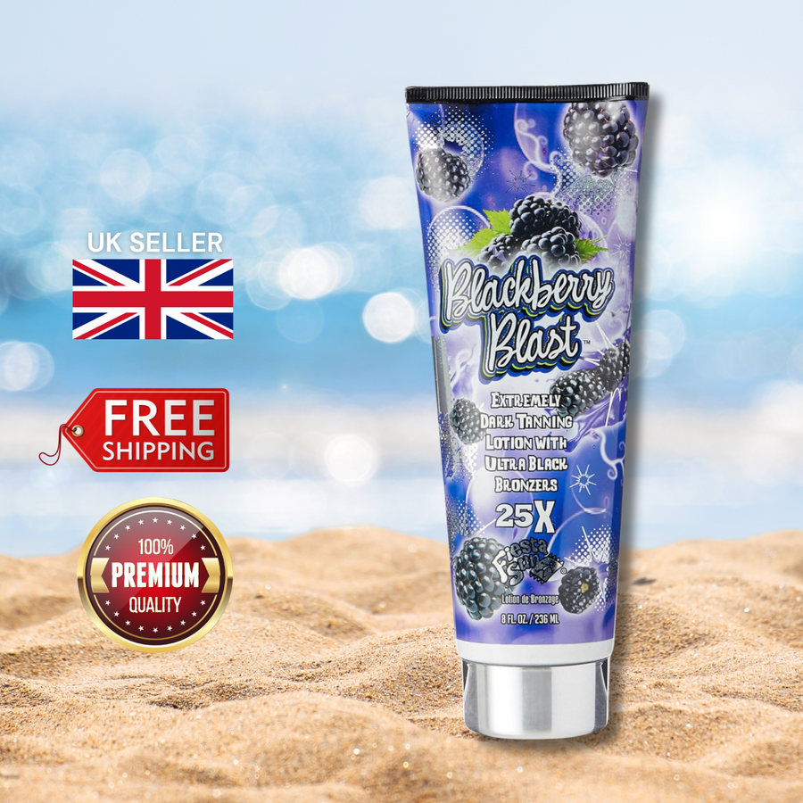 Fiesta Sun Blackberry Blast Extremely Dark Tanning Lotion 236ml - Ultra Bronzed!