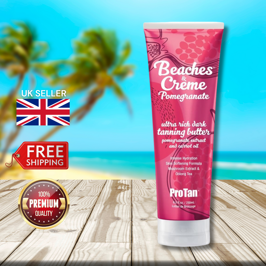 Pro Tan Beaches and Creme Pomegranate Ultra Rich Dark Tanning Butter 250ml