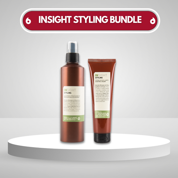 INSIGHT Medium Hold Eco Spray 250ml & Shaping Cream 150ml Bundle