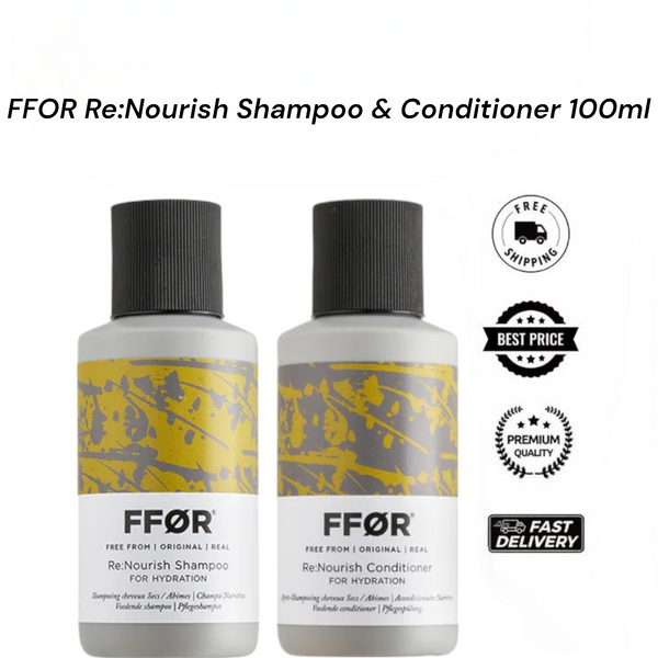 FFOR Re:Nourish Shampoo & Conditioner 100ml, Hydrating For Dry Damaged