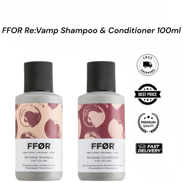 FFØR FFOR Re:Vamp Shampoo 100ml & Re:Vamp Conditioner 100ml for Volume
