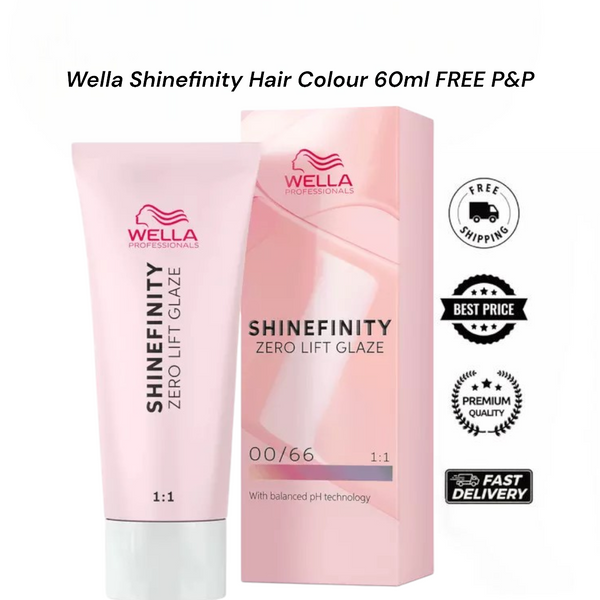 Wella Shinefinity Hair Colour 60ml Zero Lift Glaze Hair Tints FREE P&P