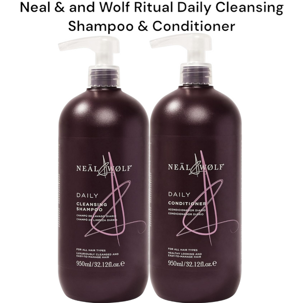 Neal & And Wolf Clean & Care Ritual Shampoo & Conditioner 950ml Duo Set