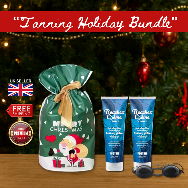 2 x Pro Tan Beaches and Creme Breeze 250ml + Goggles + Christmas Gift Bag 🎁