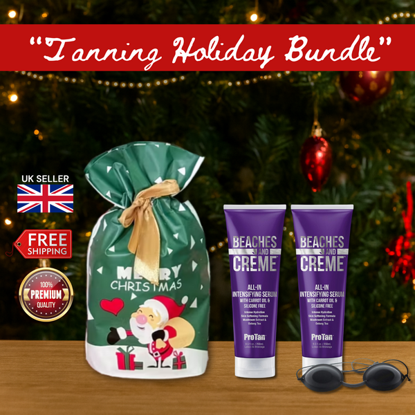2 x Pro Tan BC All-in Intensifying Serum 250ml +Goggles + Christmas Gift Bag 🎁
