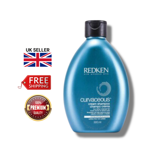 Redken Curvaceous Cream Shampoo 300ml - Say goodbye to dry curls! Free P&P
